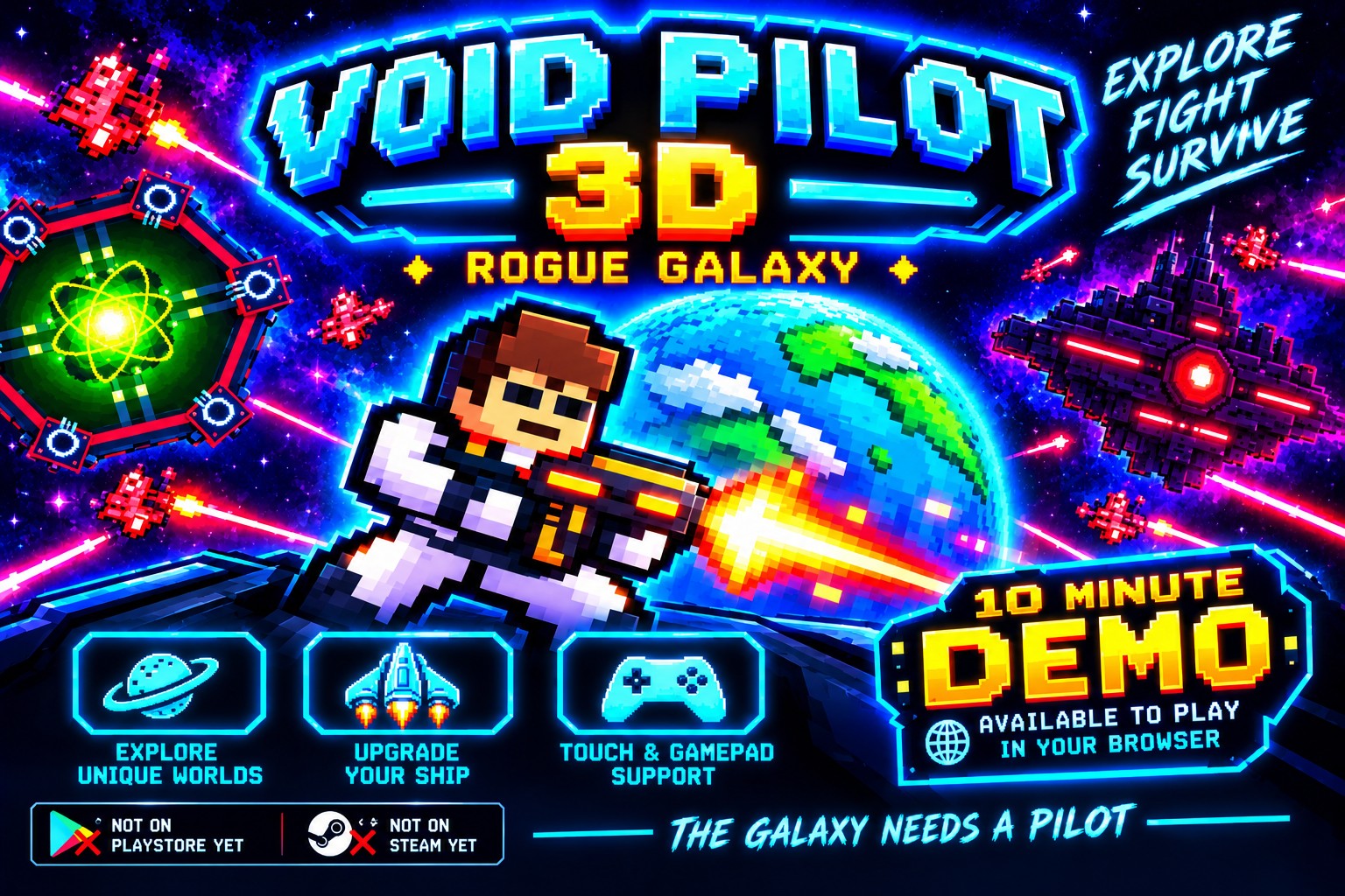 VOID PILOT 3D: ROGUE GALAXY promotional artwork